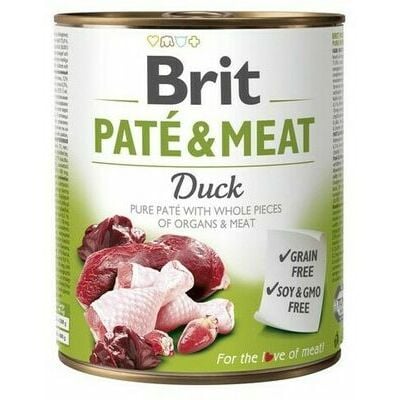 brit-care-wet-duck-pat-meat-800-g-mitra-bariba-suniem.spm.48010-b1 Brit Care Duck Paté & Meat влажный корм для собак, 800 г — изображение 1