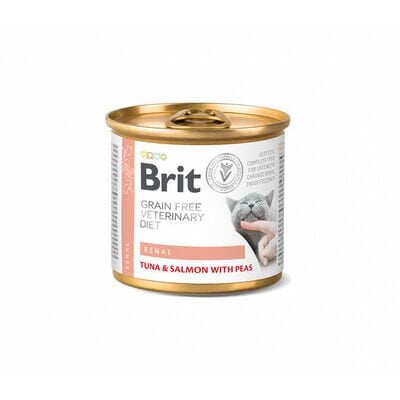 brit-veterinary-diets-cat-renal-200g.spm.1559158-b1 Brit Veterinary Diets Cat Renal влажный корм для кошек с почечной недостаточностью, 200 г — изображение 1