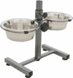 Trixie Statīvs ar bļodām Dog Bar 2*4.5l/28cm, 60cm — изображение 2