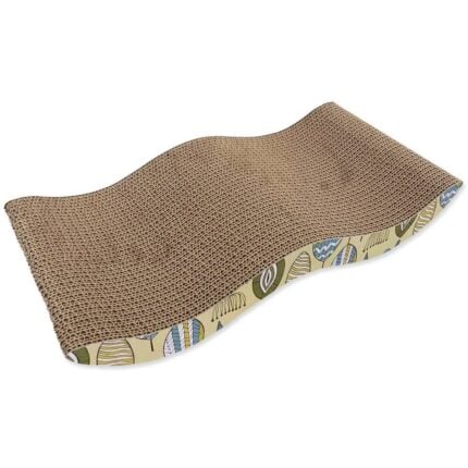 Magic Cat Scratcher Carton Wave3 картонная волнообразная когтеточка для кошек, 43x22x4 см
